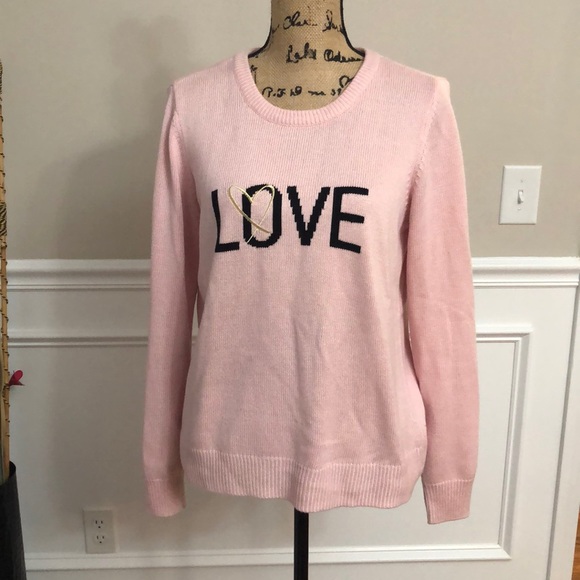 Victoria's Secret Sweaters - Sale was $35 VS Cashmere “love” blush pink sweater